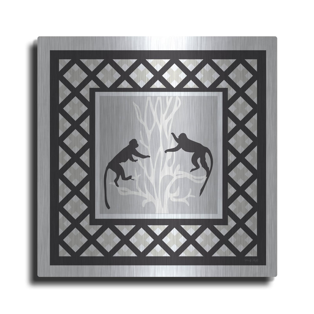 'Monkey Mischief' by Cindy Jacobs – Metal Wall Art