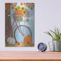 'Fall Bicycle' by Deb Strain – Metal Wall Art, 12x16 room view