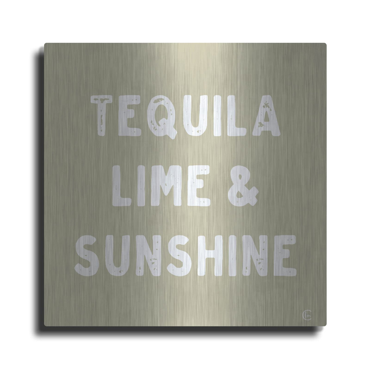 'Tequila, Lime & Sunshine' by Fearfully Made – Metal Wall Art