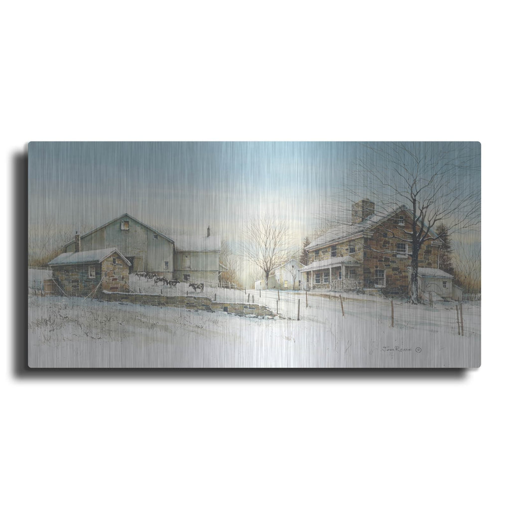 'February Morning' by John Rossini – Metal Wall Art