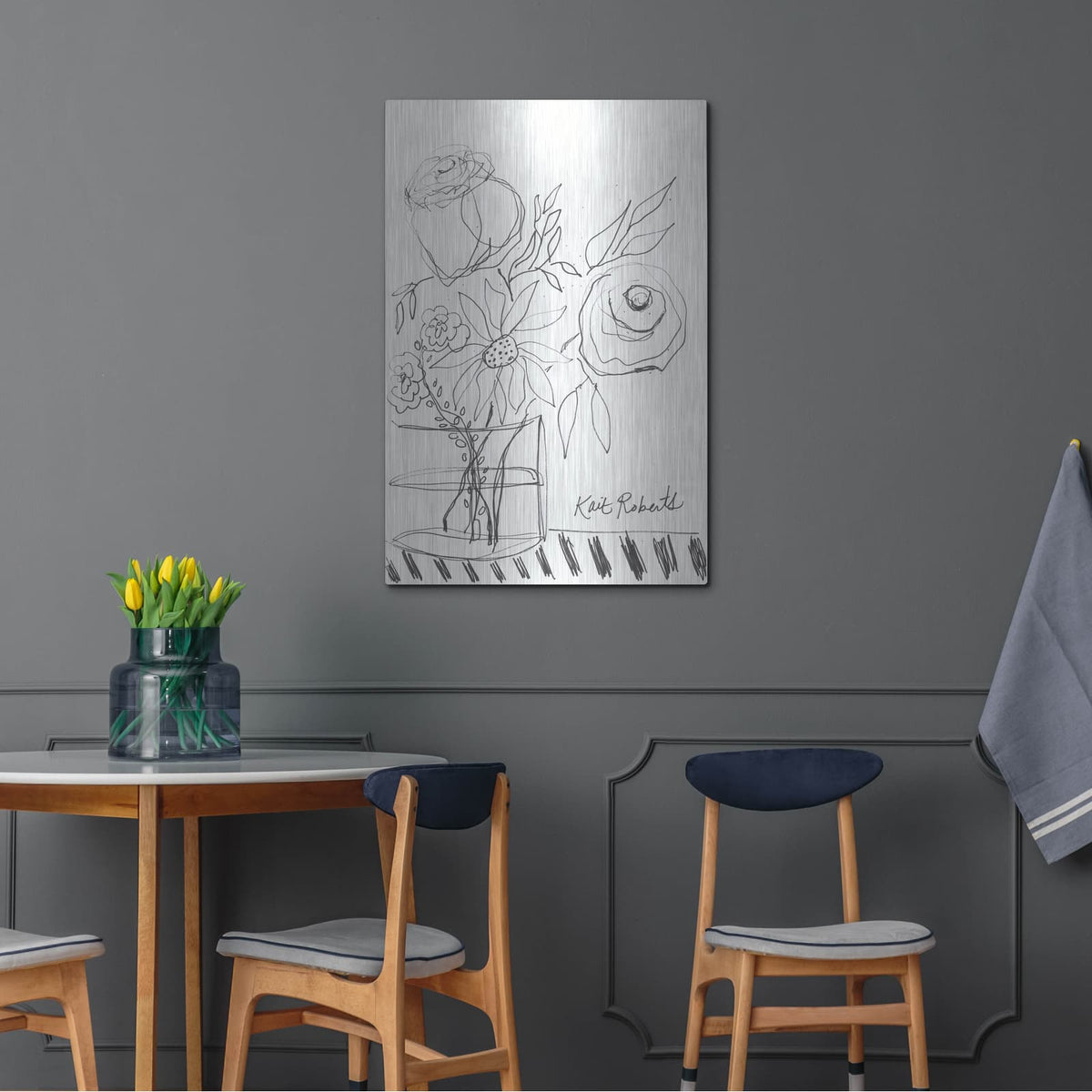 'Good Morning' by Kait Roberts – Metal Wall Art, 24x36 room view