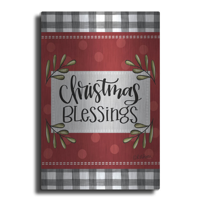 'Christmas Blessings' by Lisa Larson – Metal Wall Art