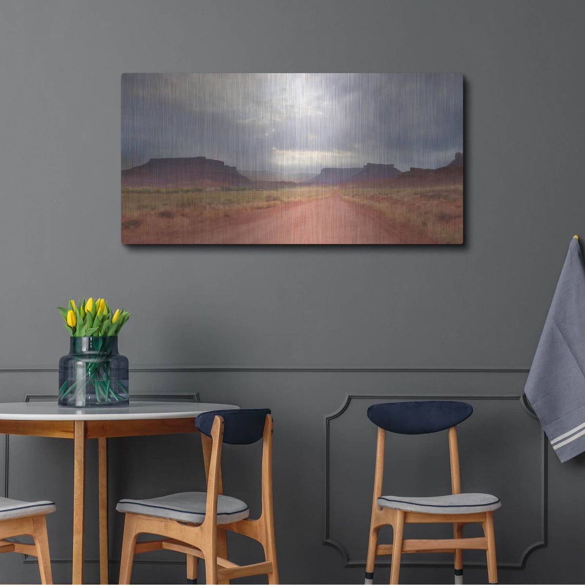 'Colorado Country Roads' by Lori Deiter – Metal Wall Art, 48x24 room view