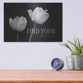 'Find Your Balance' by Lori Deiter – Metal Wall Art, 16x12 room view