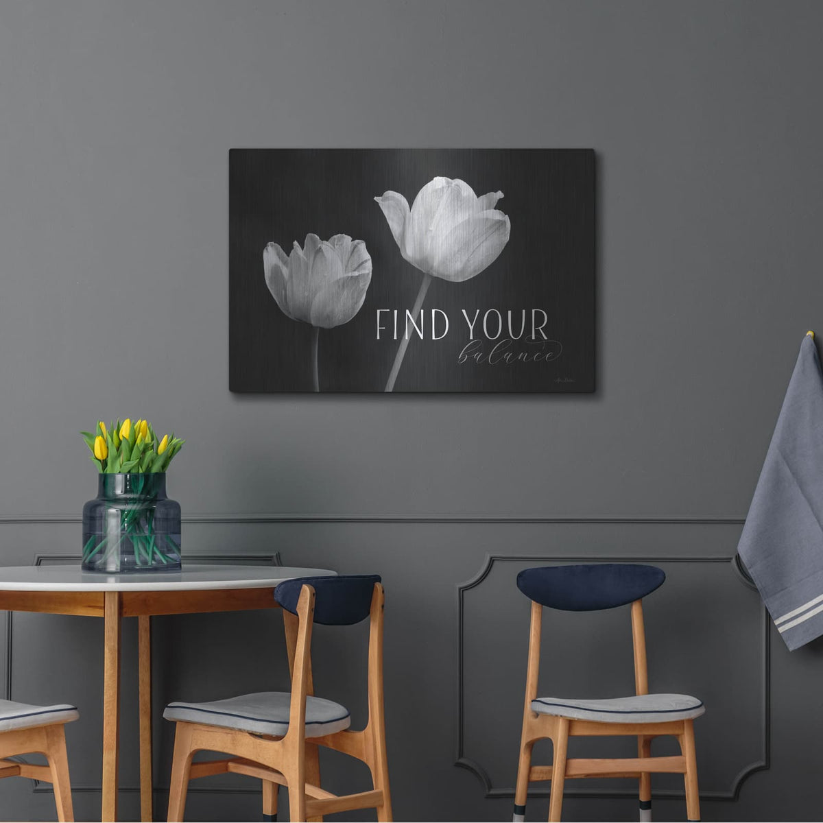 'Find Your Balance' by Lori Deiter – Metal Wall Art, 36x24 room view