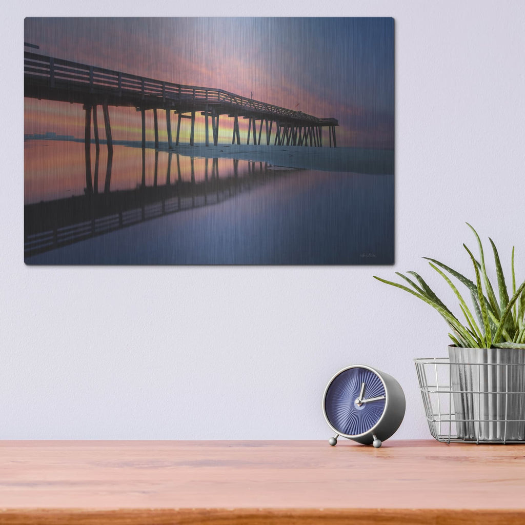'Daybreak at Ocean City' by Lori Deiter – Metal Wall Art, 16x12 room view
