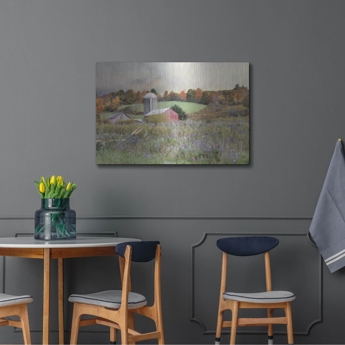 'Autumn Drive' by Lori Deiter – Metal Wall Art, 36x24 room view