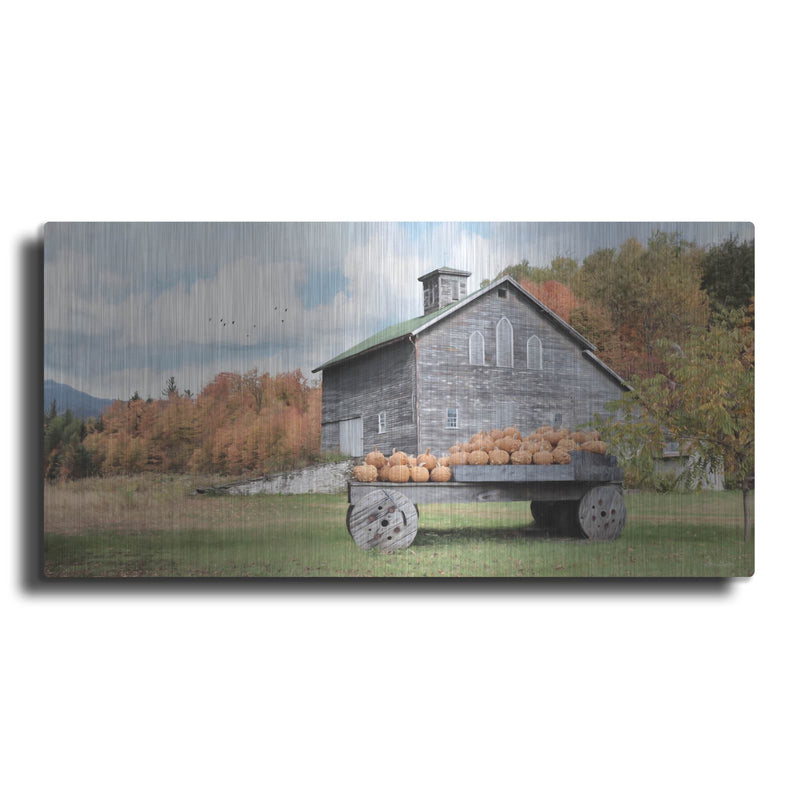 'Fall Roadside Market' by Lori Deiter – Metal Wall Art