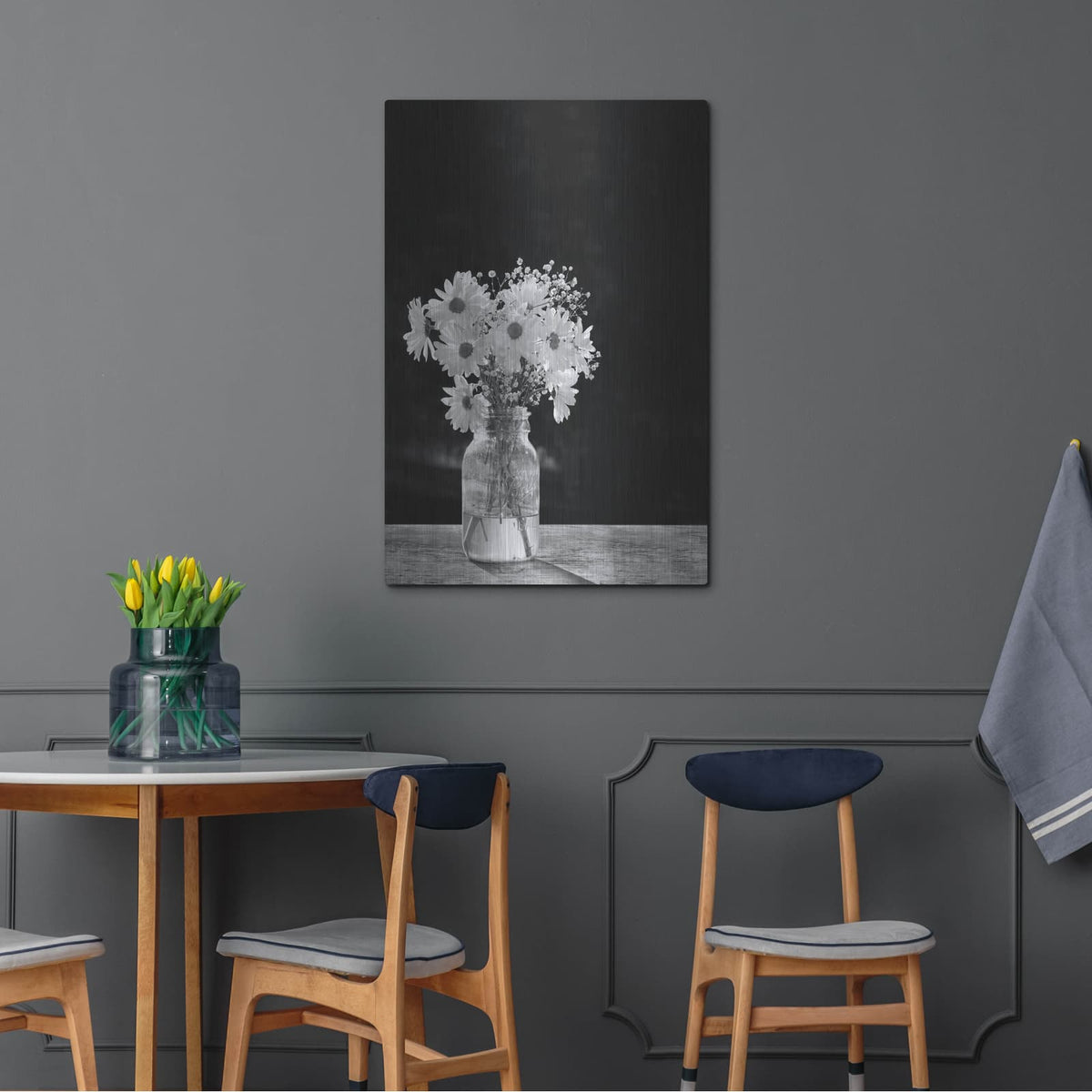 'Dainty Daisies' by Lori Deiter – Metal Wall Art, 24x36 room view