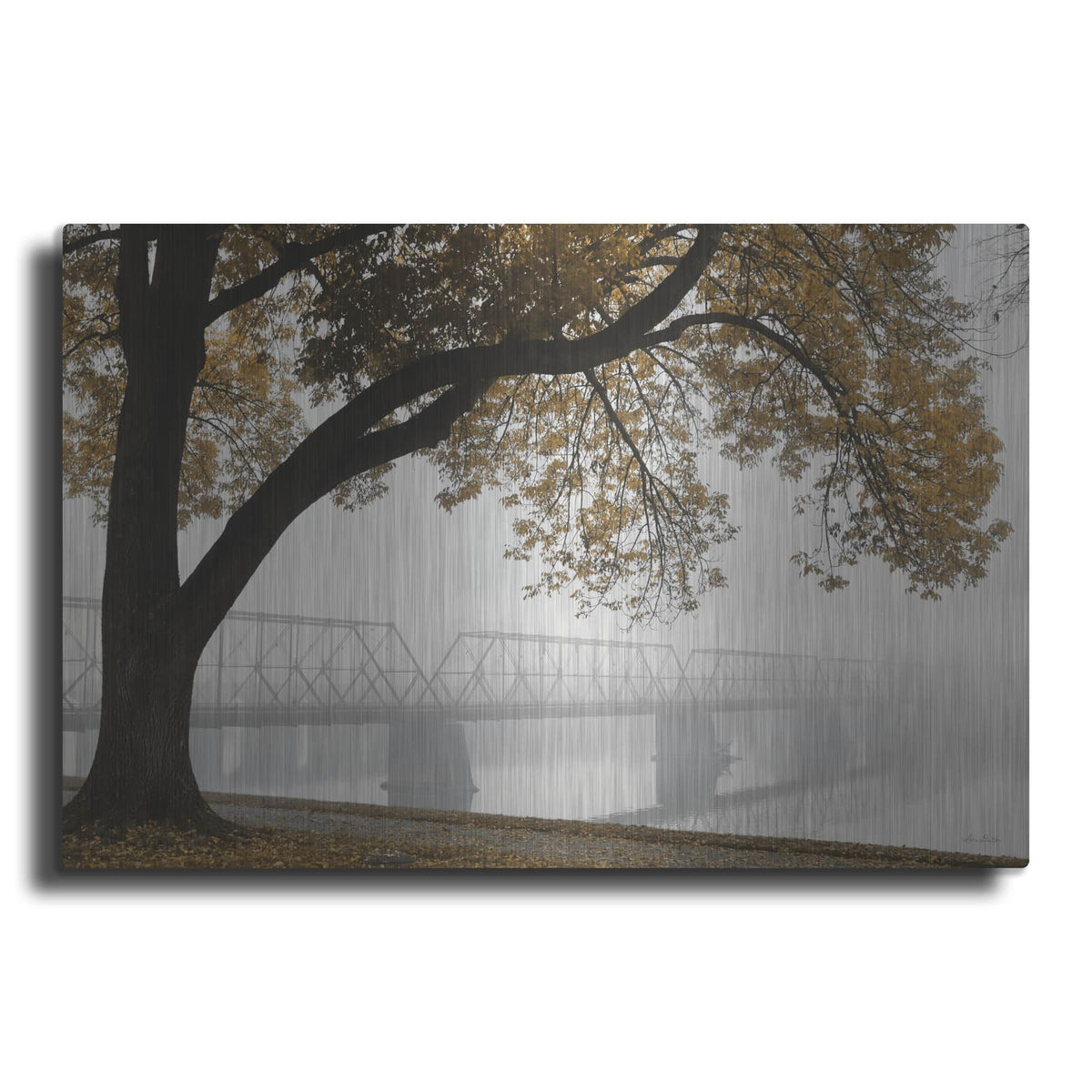 'Foggy Riverview' by Lori Deiter – Metal Wall Art