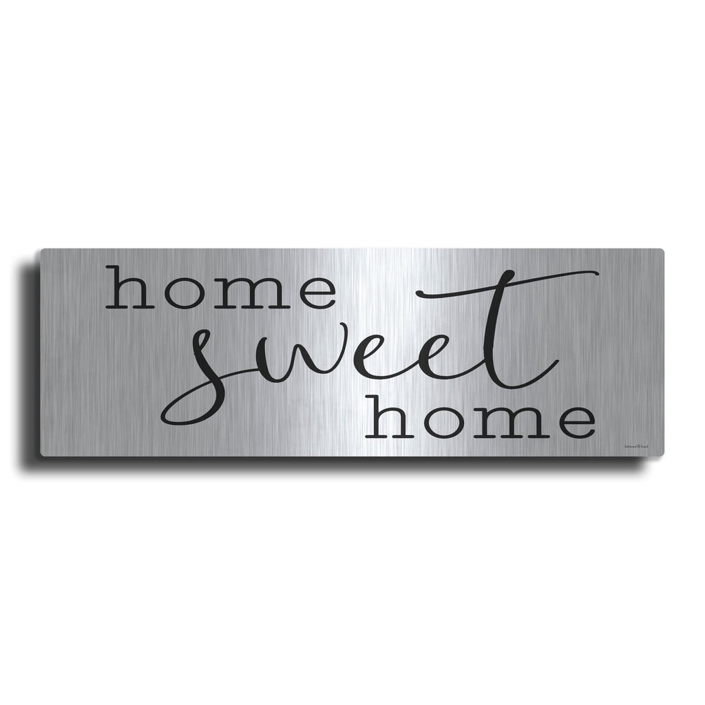 'Home Sweet Home' by Lettered & Lined – Metal Wall Art