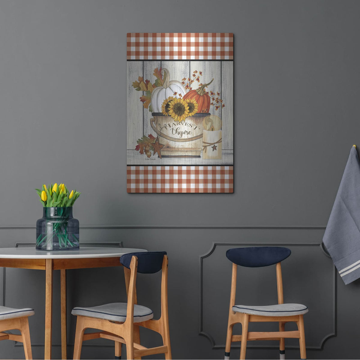 'Harvest Thyme' by Linda Spivey – Metal Wall Art, 24x36 room view