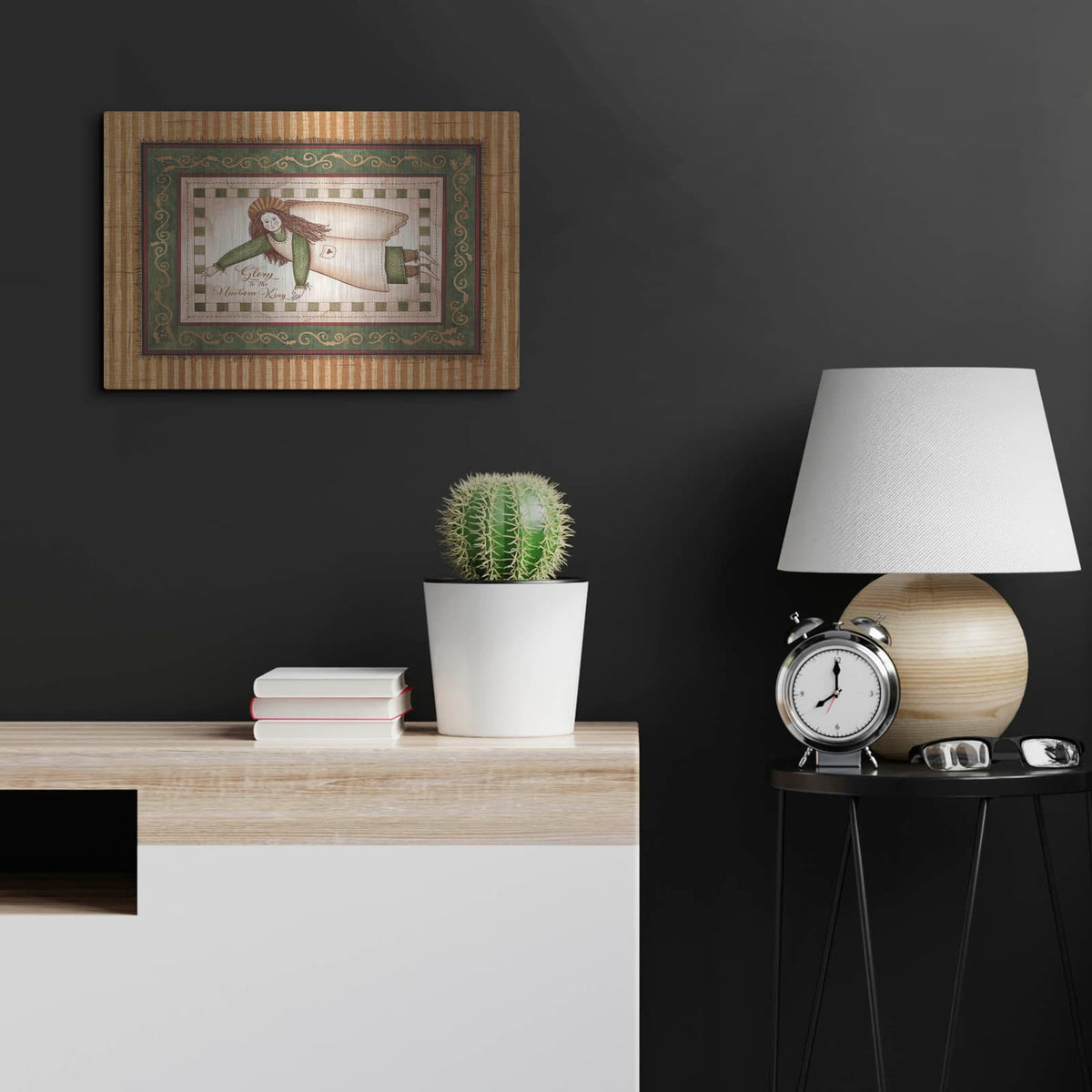'Angel Rejoicing' by Linda Spivey – Metal Wall Art, 24x16 room view