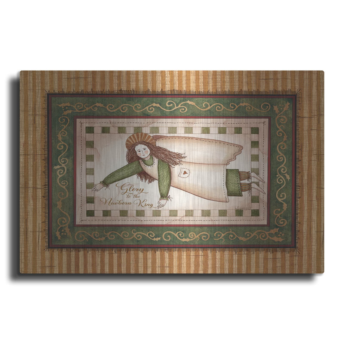 'Angel Rejoicing' by Linda Spivey – Metal Wall Art