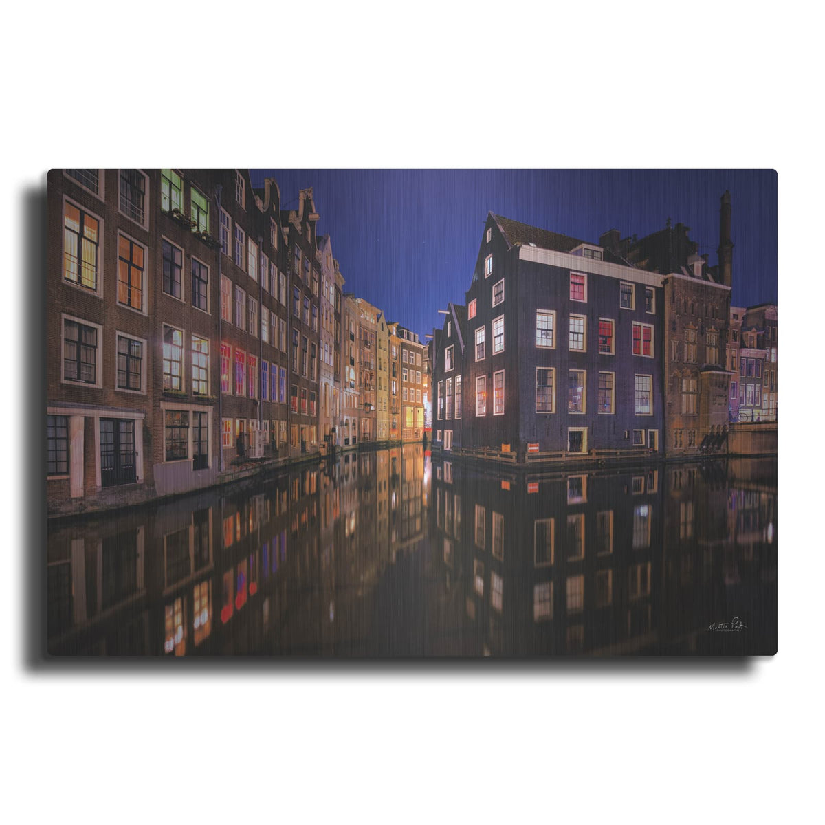 'Building Row Reflections 3' by Martin Podt – Metal Wall Art