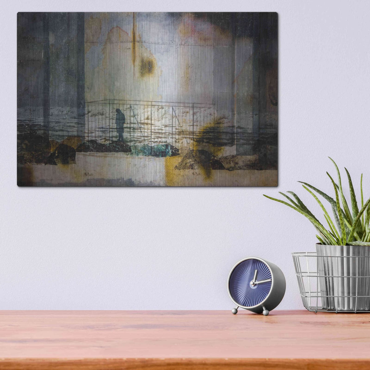 'Captured' by DB Waterman – Metal Wall Art, 16x12 room view