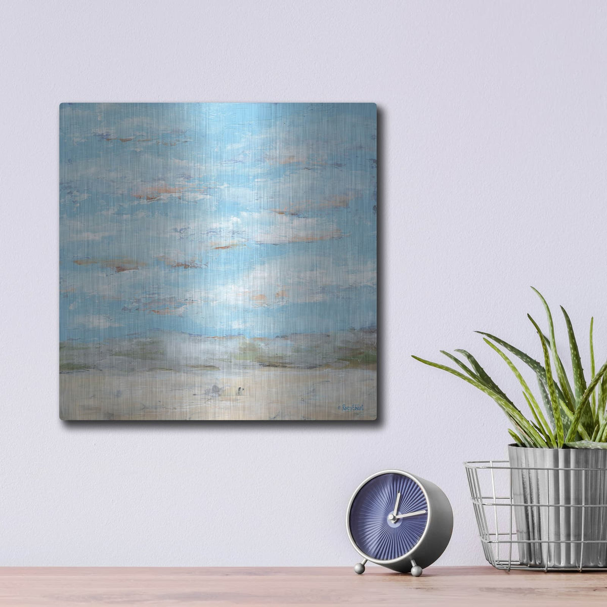 'Look Up, Part 1' by Roey Ebert – Metal Wall Art, 12x12 room view