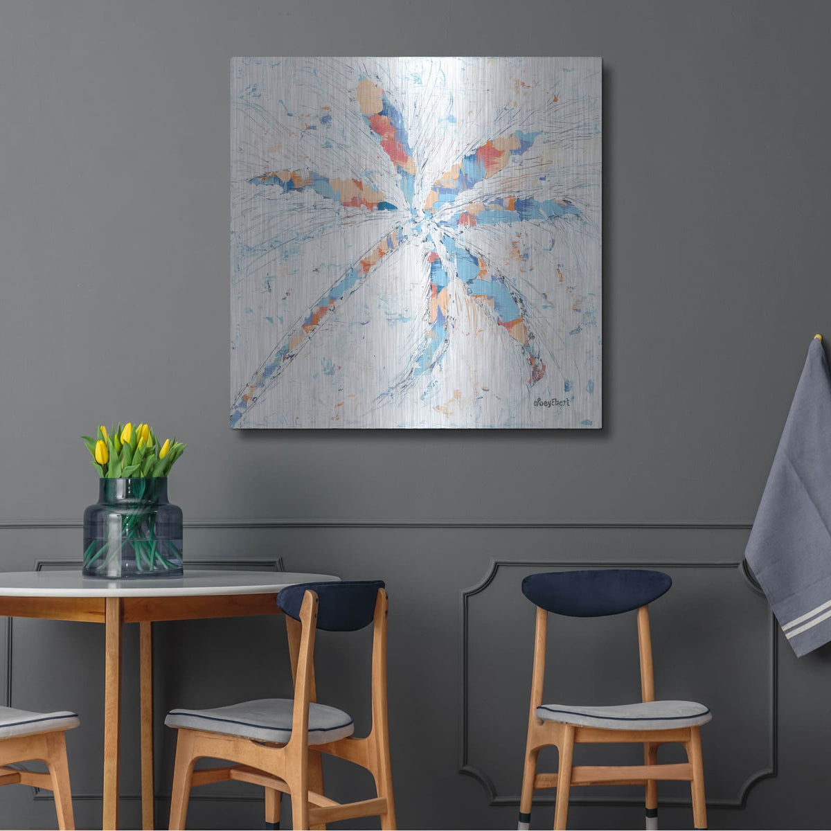 'Palm Tree I' by Roey Ebert – Metal Wall Art, 36x36 room view