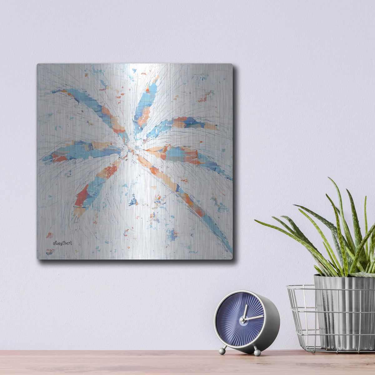 'Palm Tree II' by Roey Ebert – Metal Wall Art, 12x12 room view
