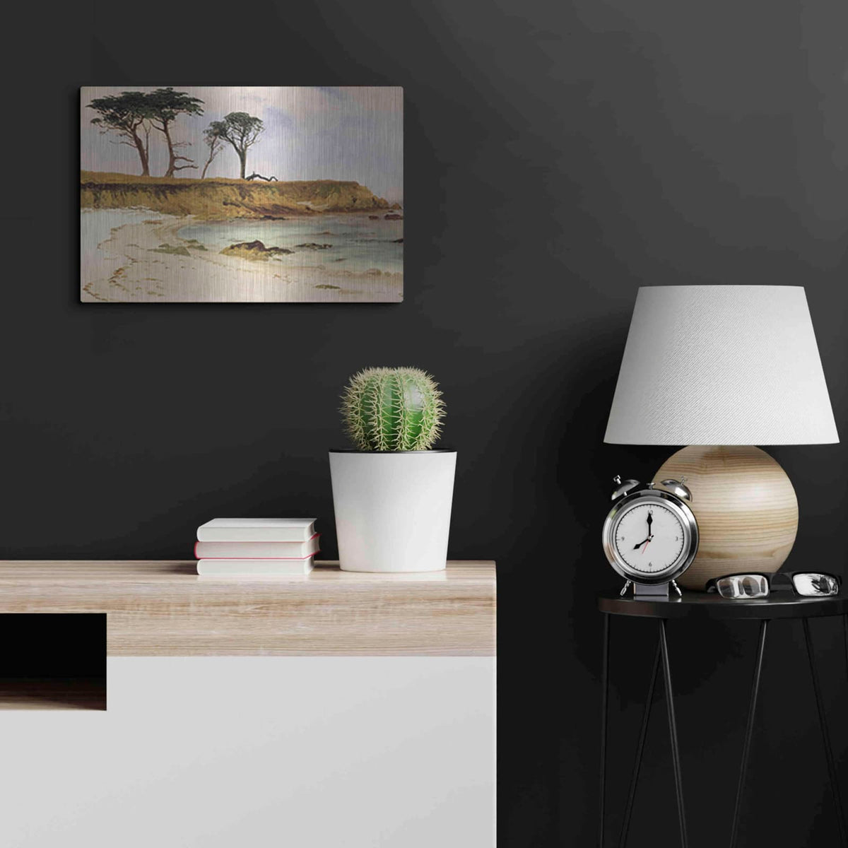 'Along the Coast' by Stellar Design Studio – Metal Wall Art, 24x16 room view