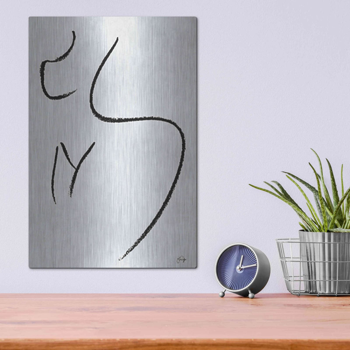 'Body Positive Self Love' by Yass Naffas Designs – Metal Wall Art, 12x16 room view