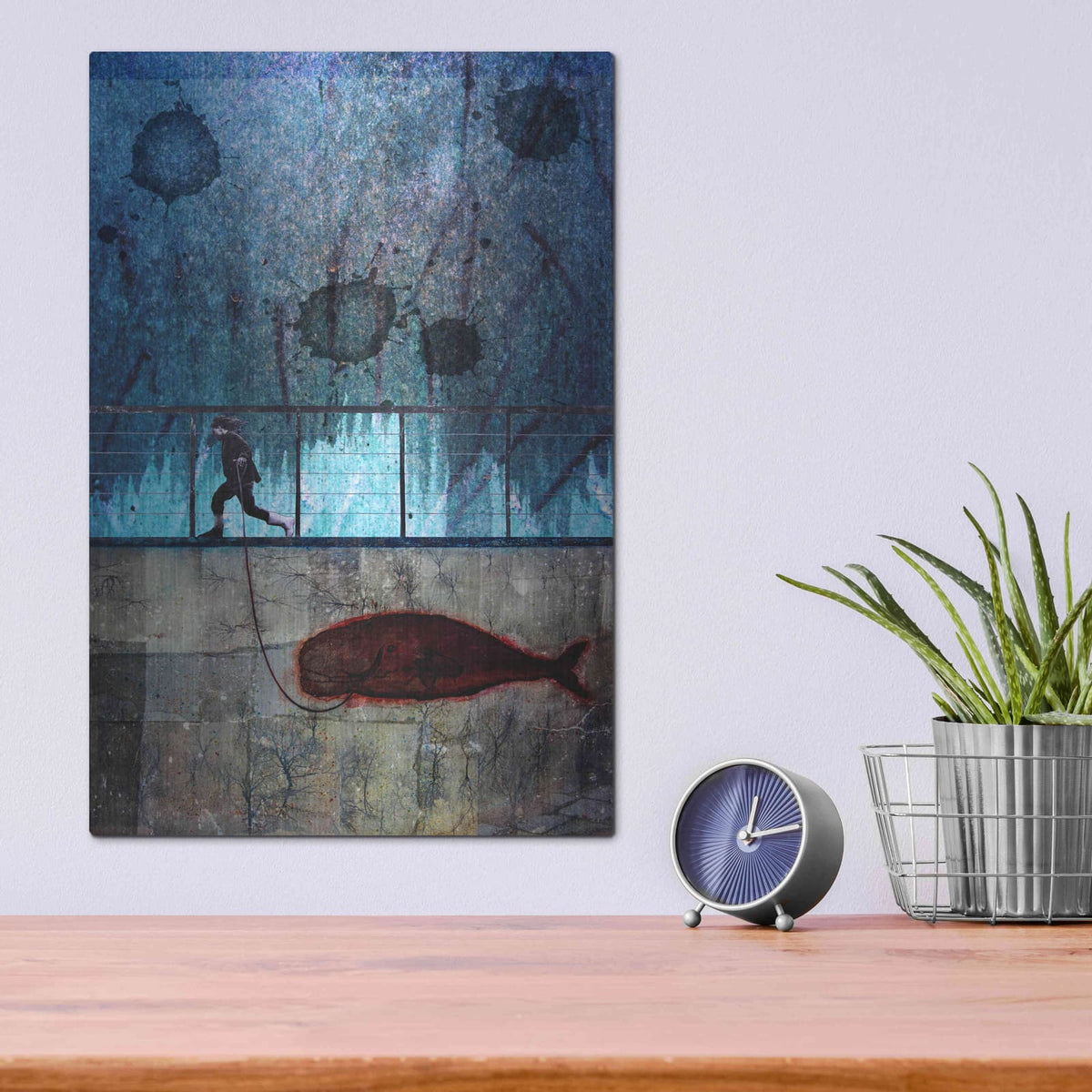 'Imaginary Friend' by DB Waterman – Metal Wall Art, 12x16 room view