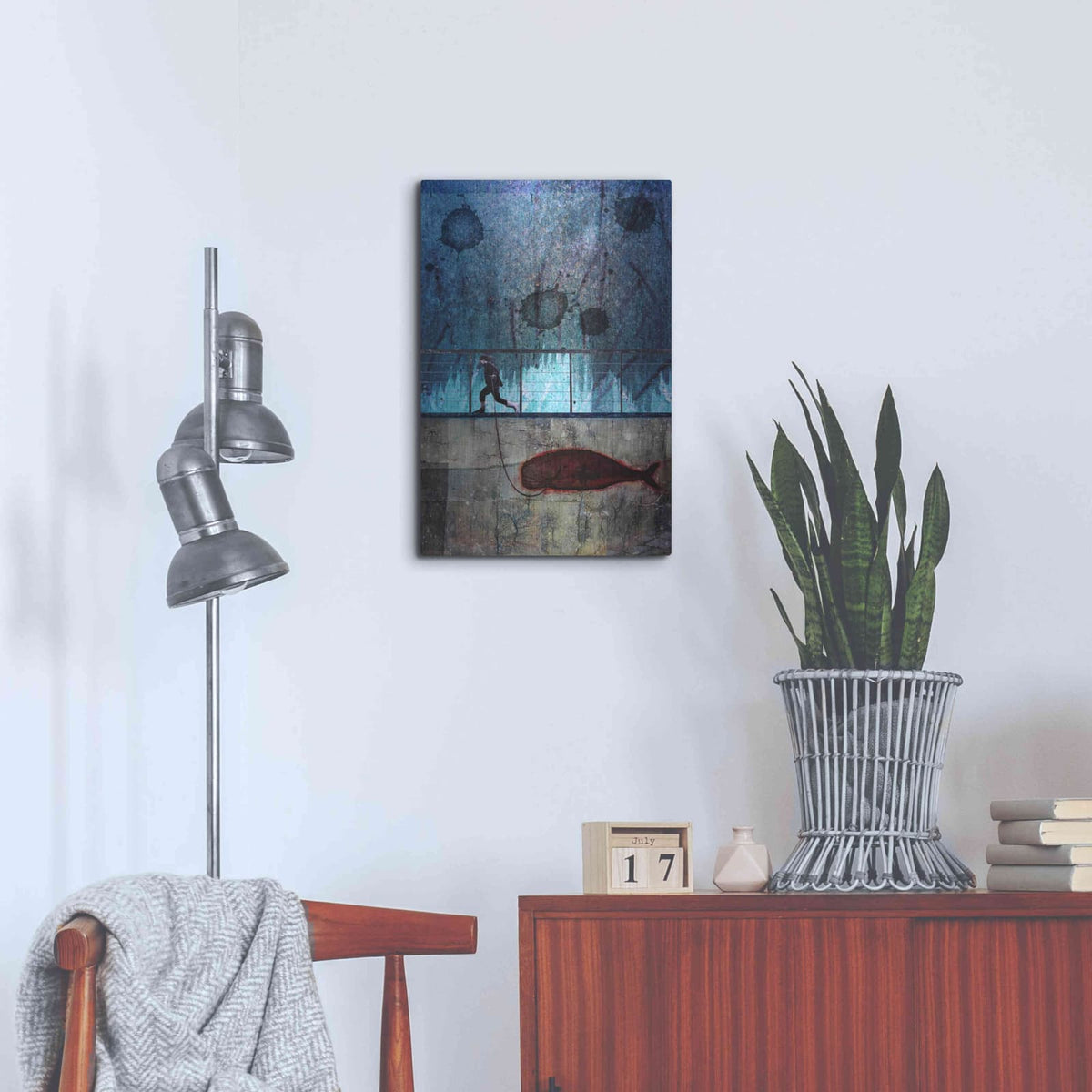 'Imaginary Friend' by DB Waterman – Metal Wall Art, 16x24 room view