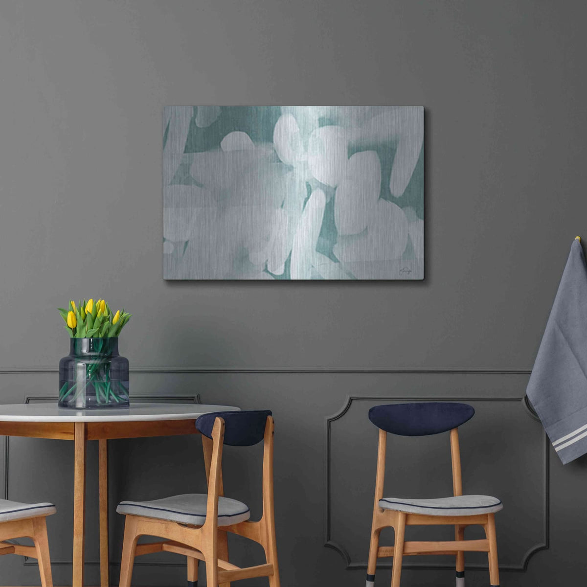 'Essence of Floating' by Yass Naffas Designs – Metal Wall Art, 36x24 room view