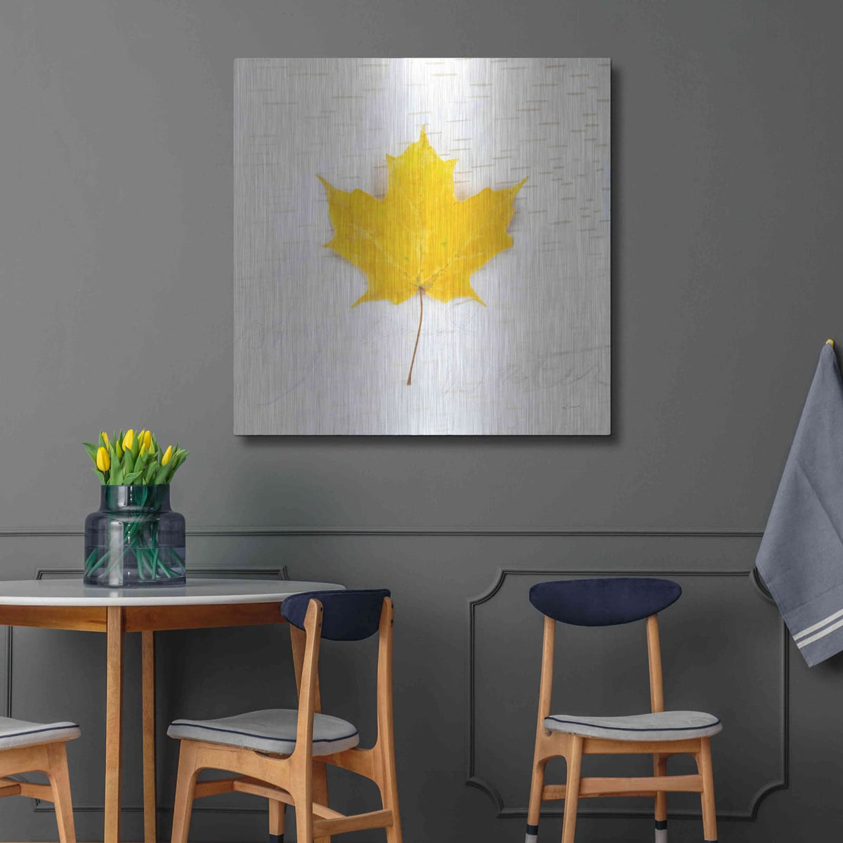 'Autumn Colors II' by Sue Schlabach – Metal Wall Art, 36x36 room view