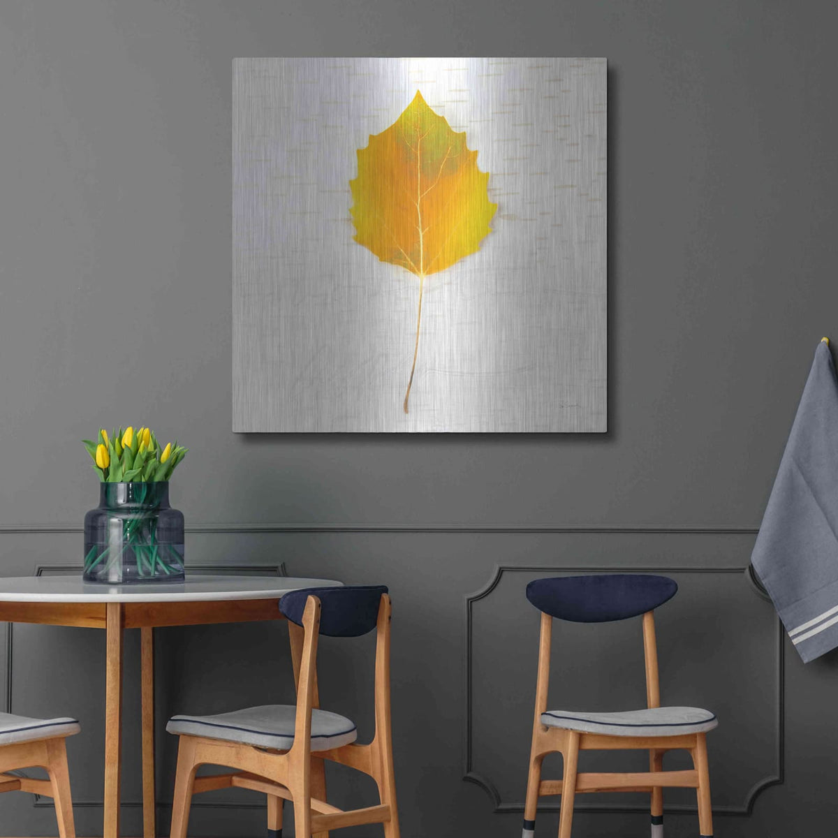 'Autumn Colors III' by Sue Schlabach – Metal Wall Art, 36x36 room view