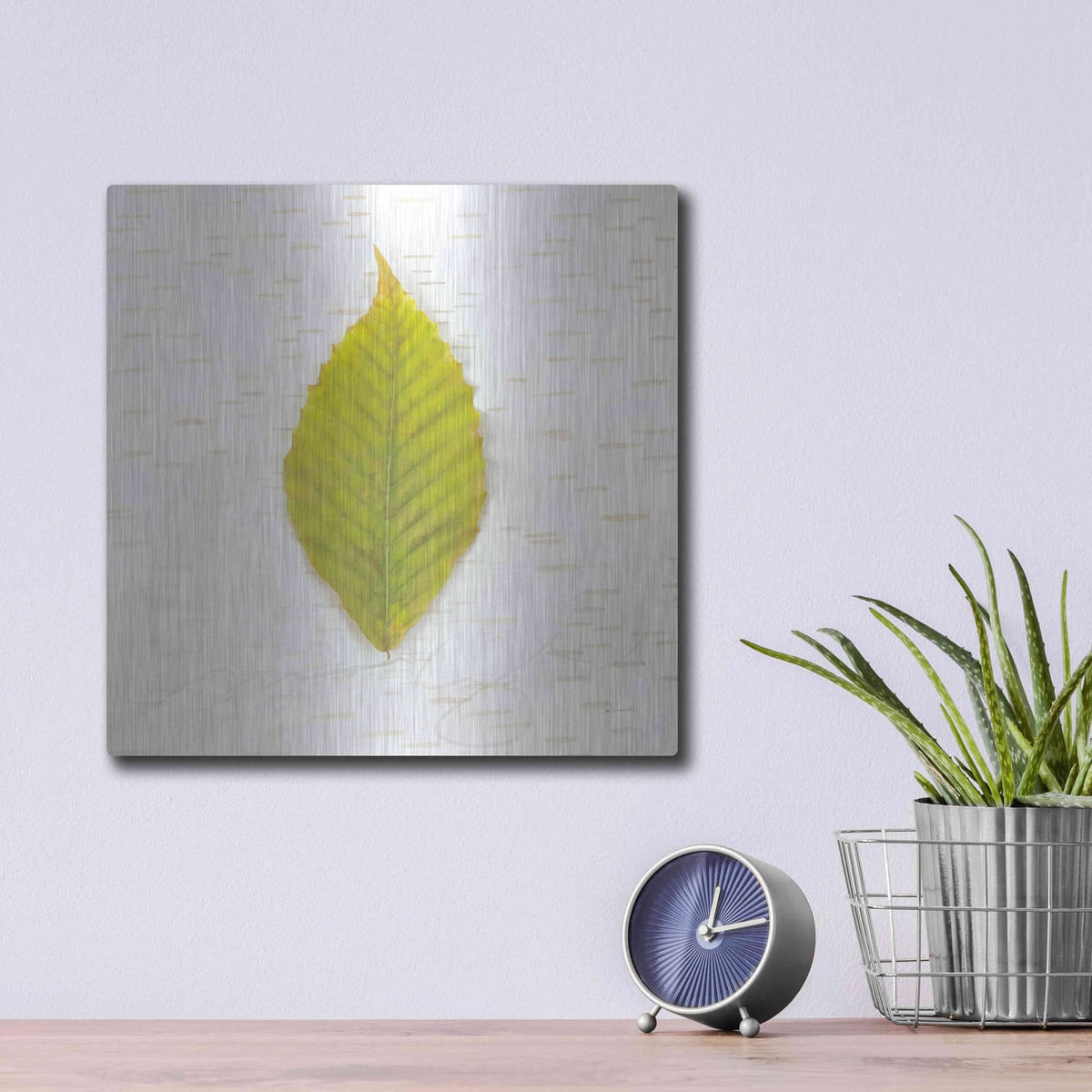 'Autumn Colors IV' by Sue Schlabach – Metal Wall Art, 12x12 room view