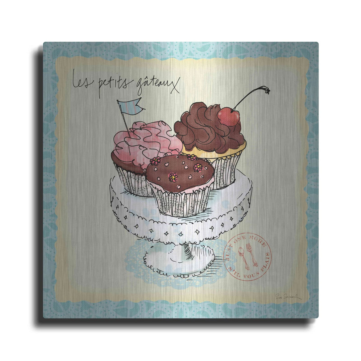 'Dessert Please II' by Sue Schlabach – Metal Wall Art