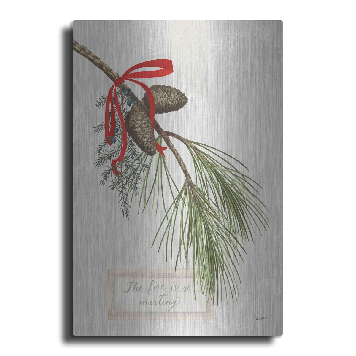 'Joyful Tidings III' by Sue Schlabach – Metal Wall Art