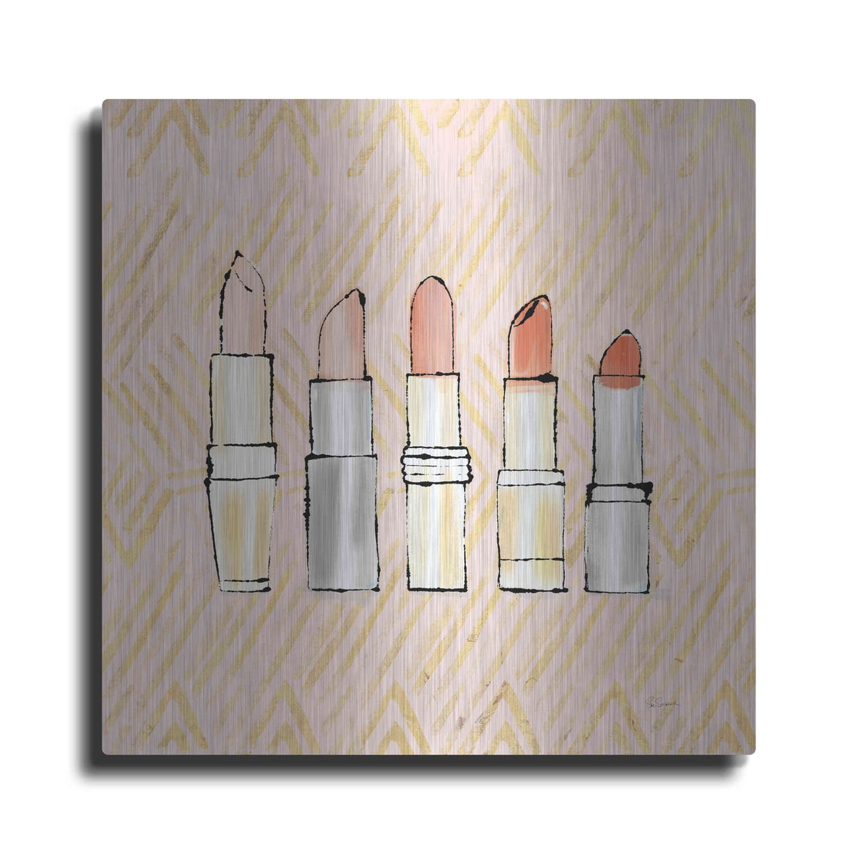 'Geo Beauty and Sass II' by Sue Schlabach – Metal Wall Art