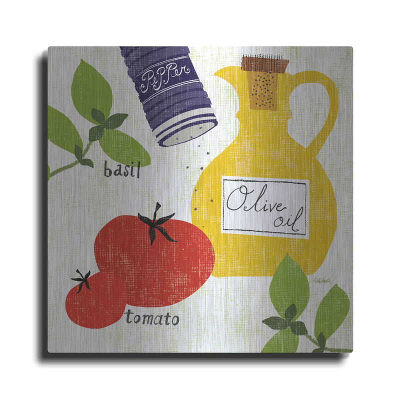 'Italiano Tomatoes' by Sue Schlabach – Metal Wall Art
