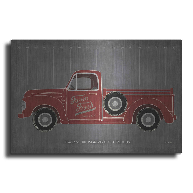 'Farm Truck' by Sue Schlabach – Metal Wall Art
