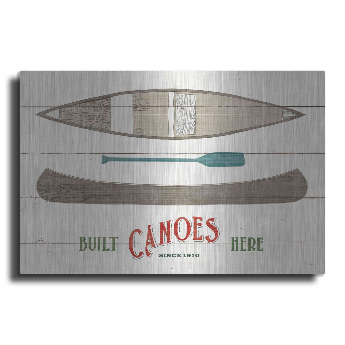 'Cabin Life VII Neutral' by Sue Schlabach – Metal Wall Art