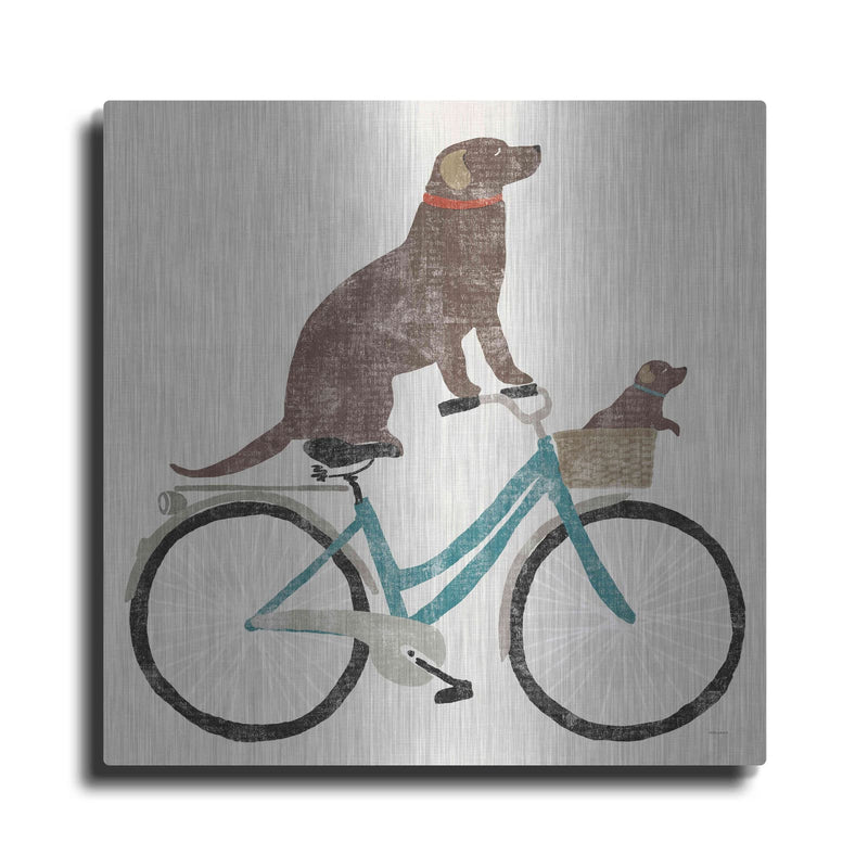 'Lab Ride' by Sue Schlabach – Metal Wall Art