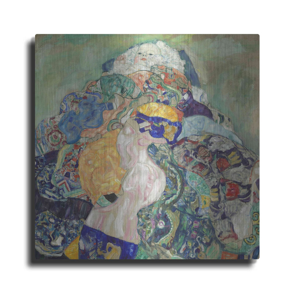 'Baby' by Gustav Klimt – Metal Wall Art