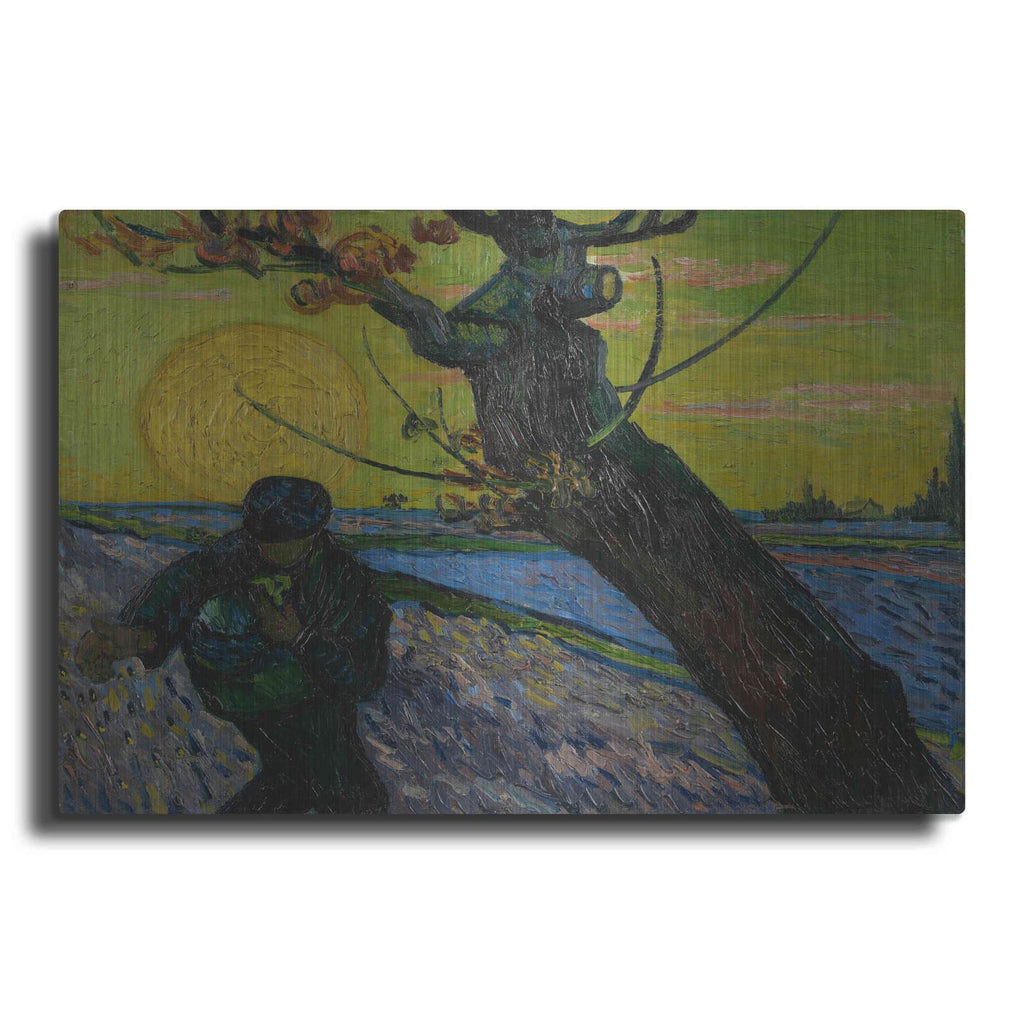 'The Sower' by Vincent Van Gogh – Metal Wall Art