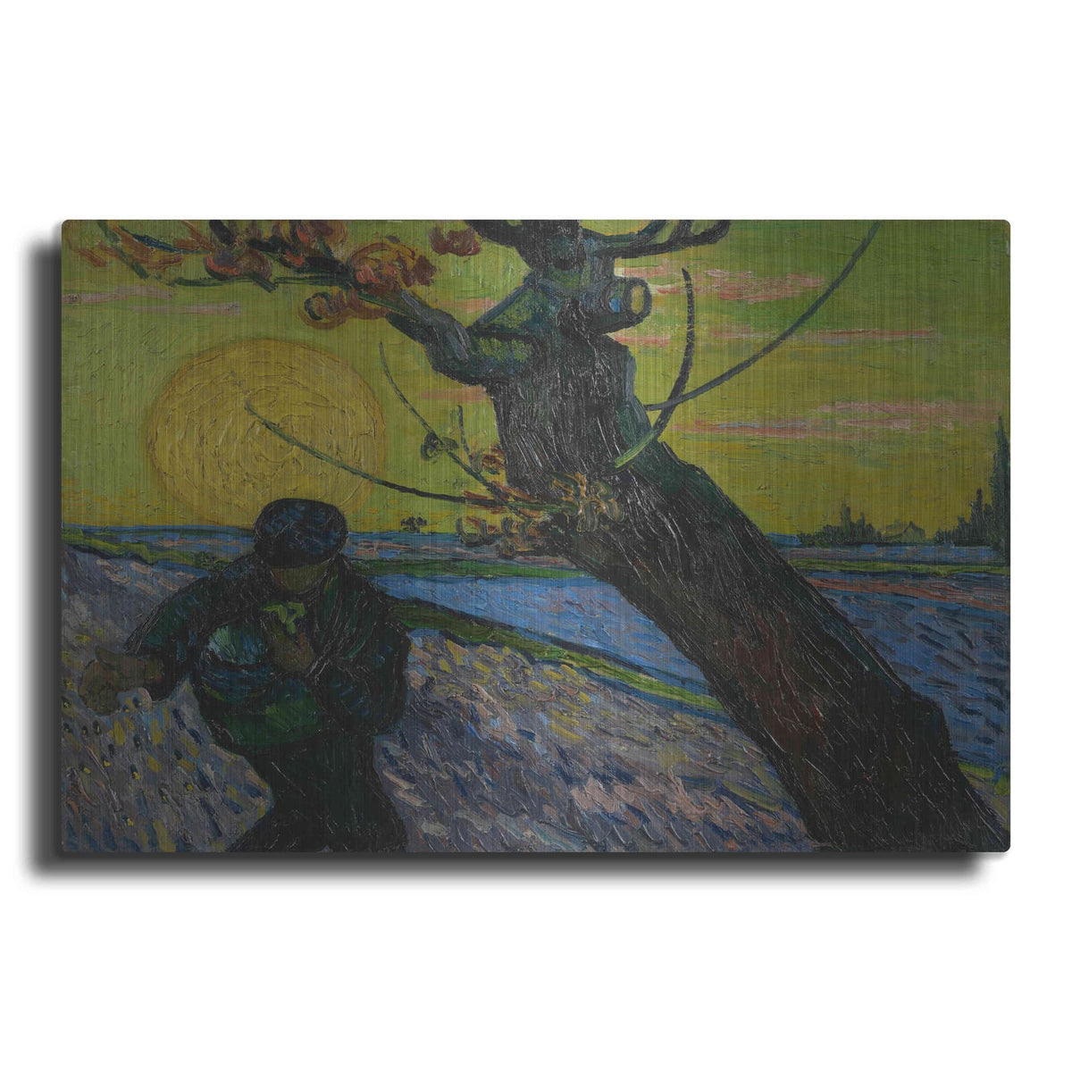 'The Sower' by Vincent Van Gogh – Metal Wall Art