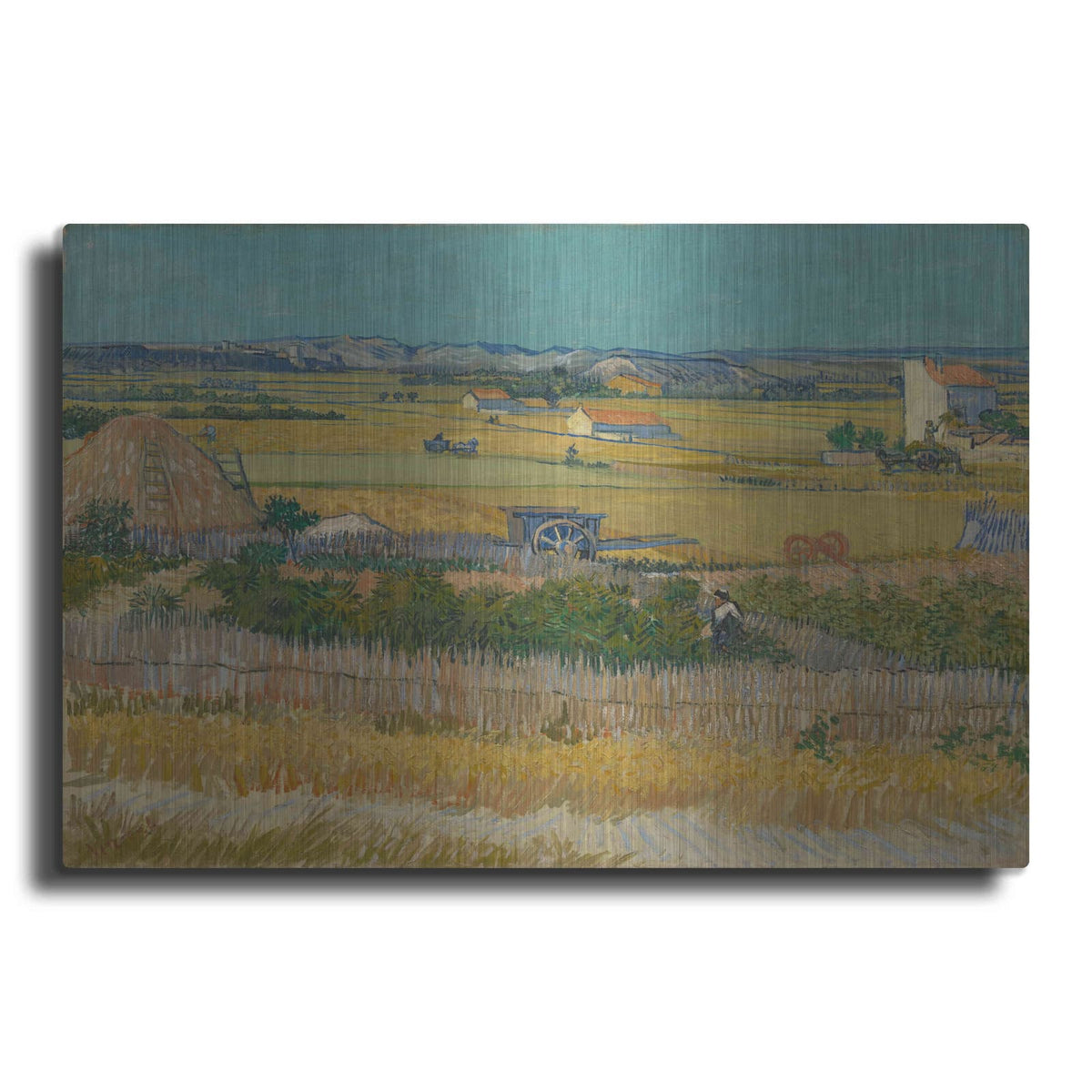 'The Harvest' by Vincent Van Gogh – Metal Wall Art