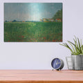 'Field With Poppies' by Vincent Van Gogh – Metal Wall Art, 16x12 room view