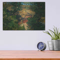 'Entrance To A Quarry' by Vincent Van Gogh – Metal Wall Art, 16x12 room view