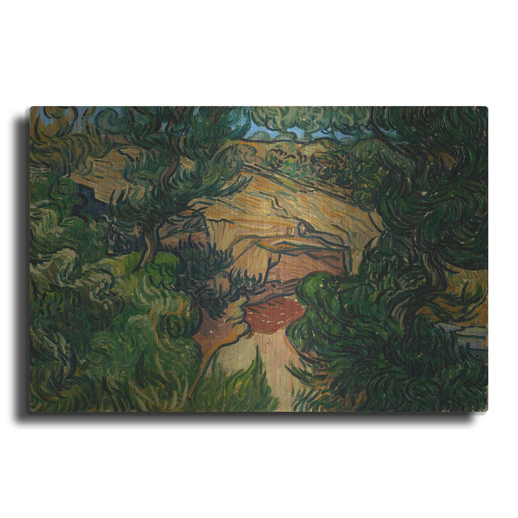 'Entrance To A Quarry' by Vincent Van Gogh – Metal Wall Art