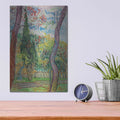 'Parc De L'Hôpital Saint-Paul' by Vincent Van Gogh – Metal Wall Art, 12x16 room view