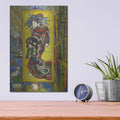 'Courtesan- After Eisen' by Vincent Van Gogh – Metal Wall Art, 12x16 room view