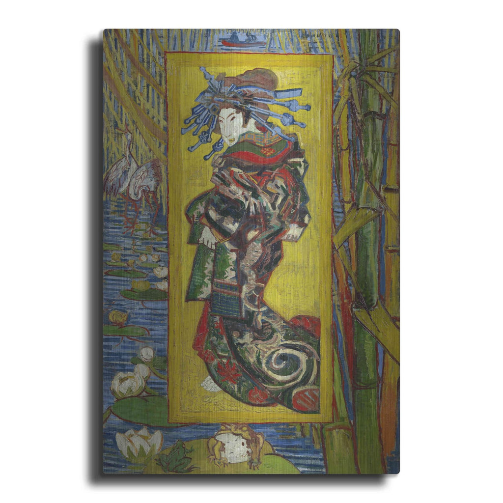 'Courtesan- After Eisen' by Vincent Van Gogh – Metal Wall Art
