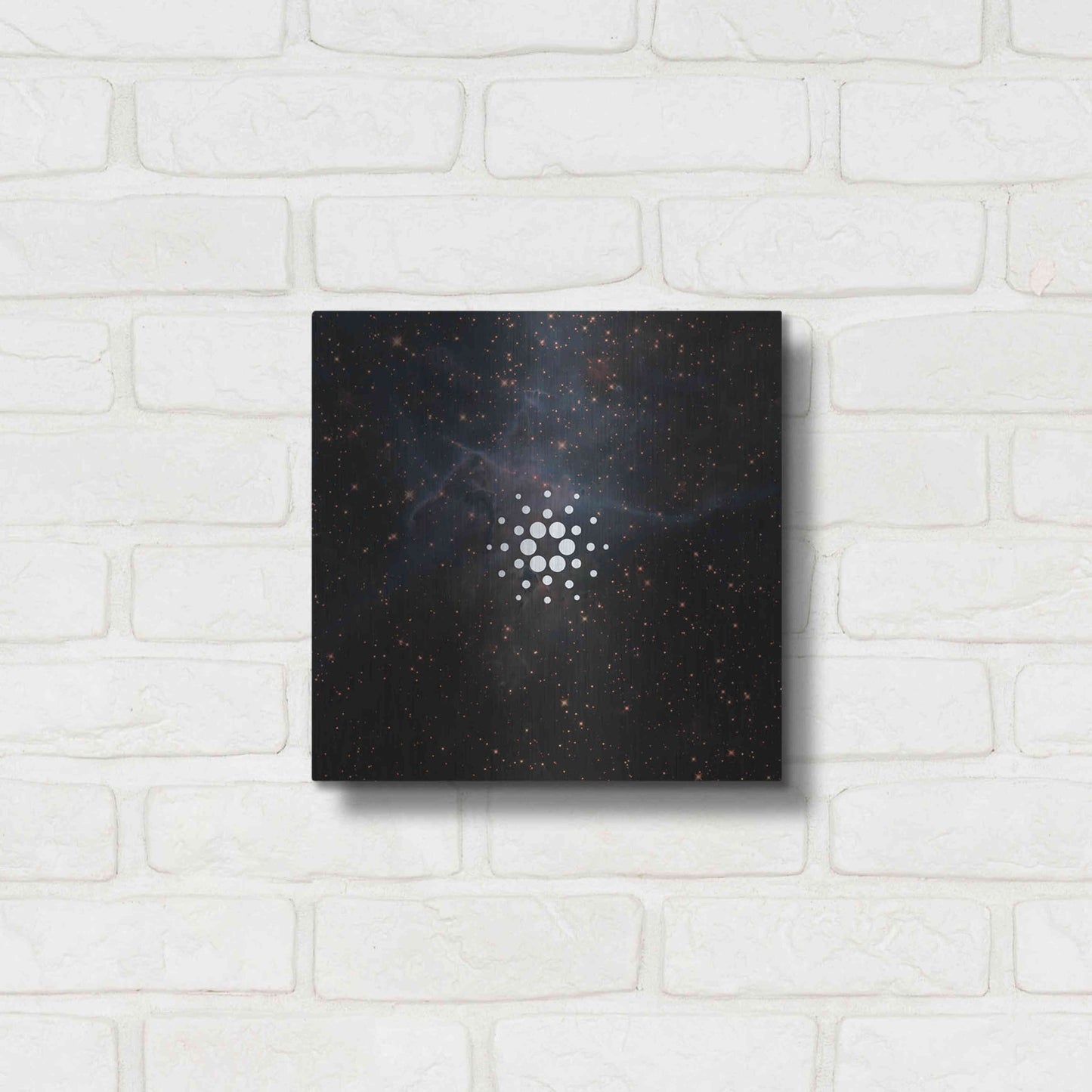 Luxe Metal Art 'Constellation Cardano' by Epic Portfolio, Metal Wall Art,12x12