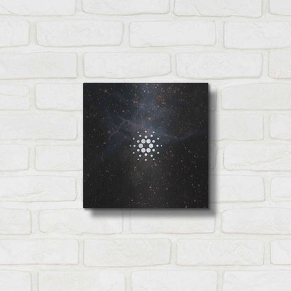Luxe Metal Art 'Constellation Cardano' by Epic Portfolio, Metal Wall Art,12x12